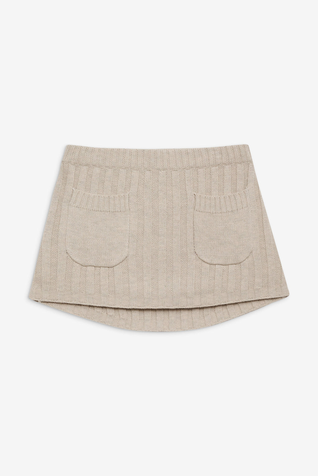 Ashton Knit Mini Skort - Cream