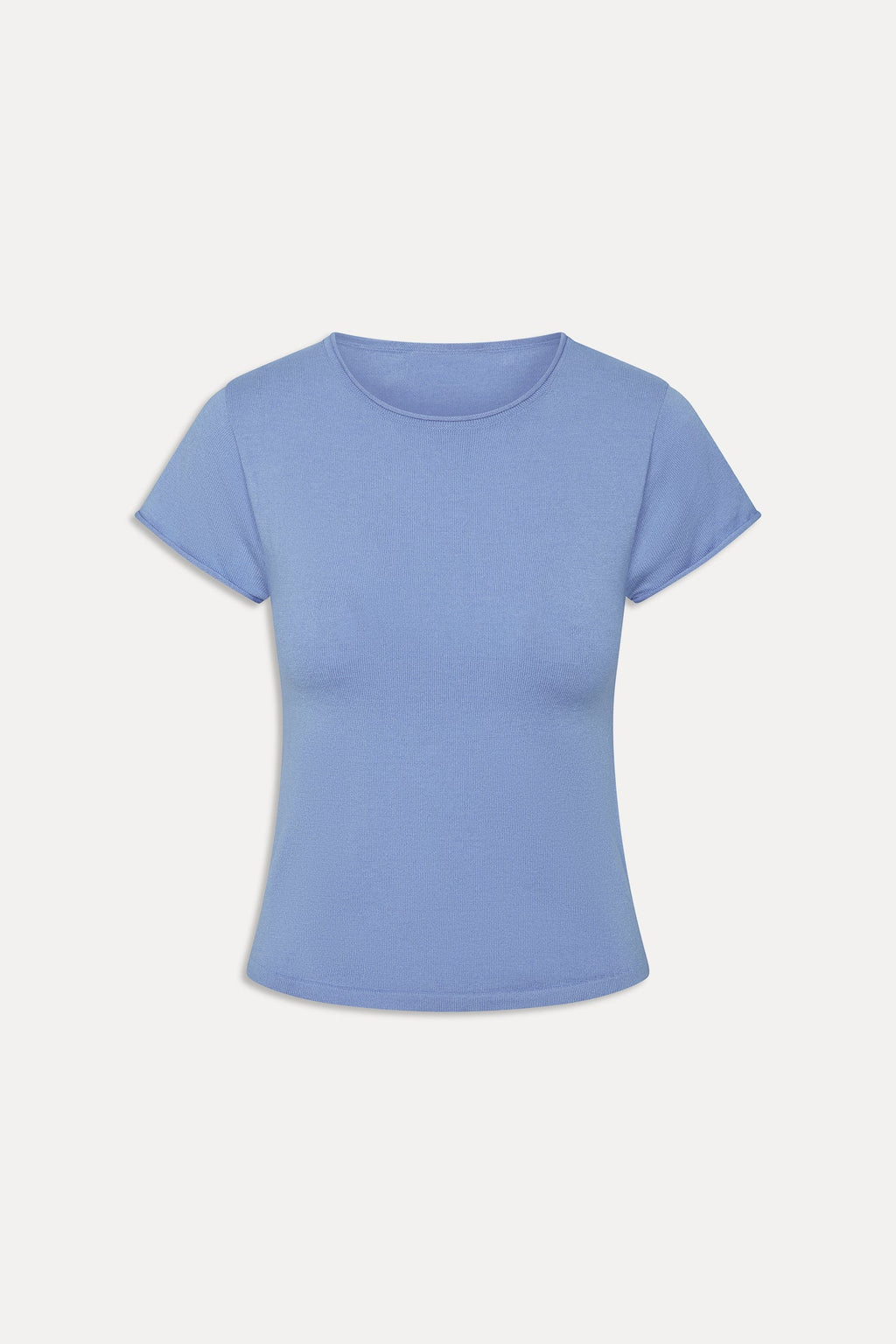 Baylee Knit Tee - Heaven Blue