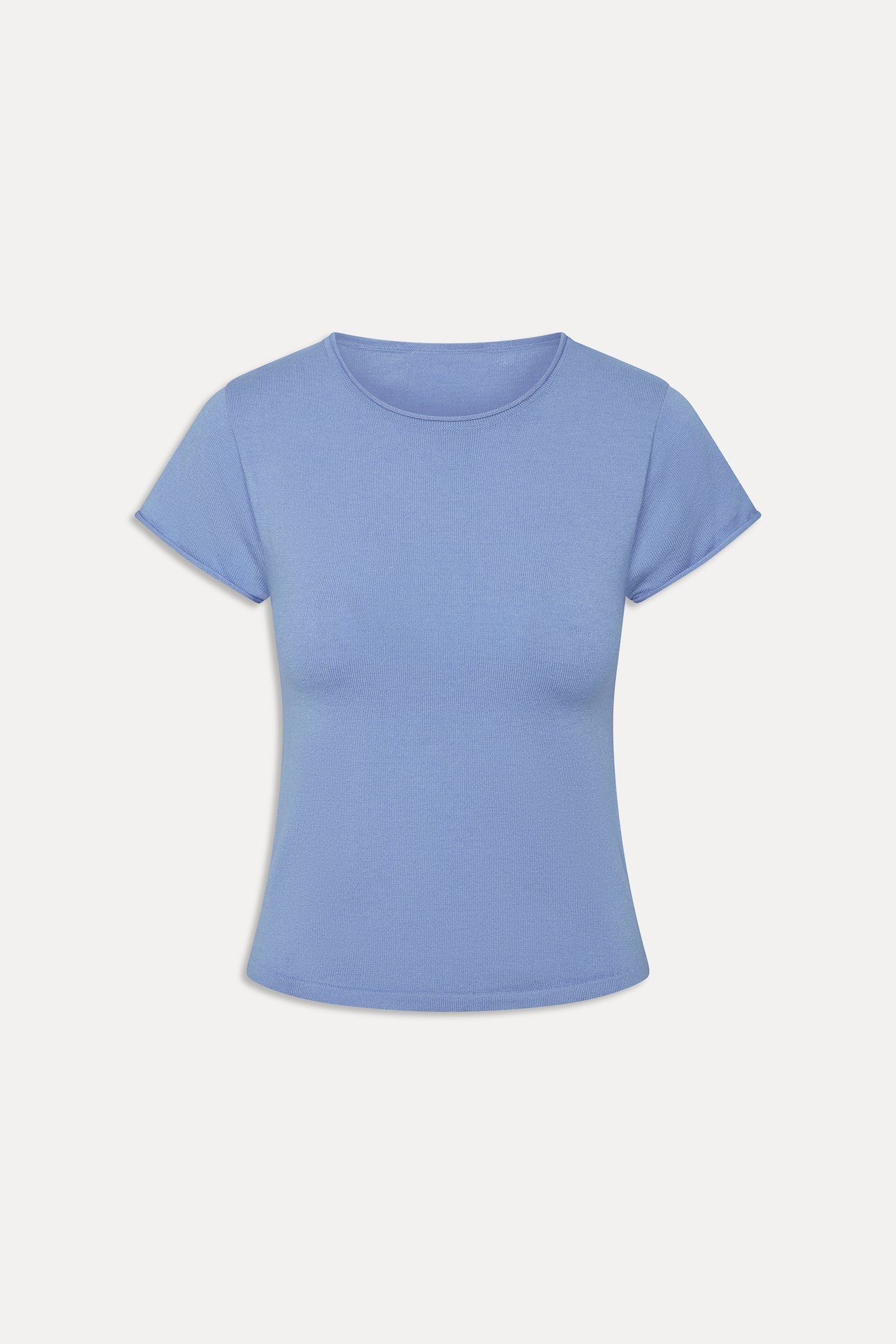 Baylee Knit Tee - Heaven Blue