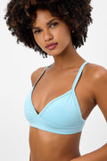 Billie Racerback Sports Bra - Baby Blue