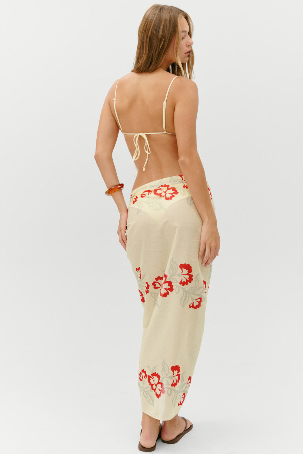Alessia Cotton Sarong - Hibiscus Beach