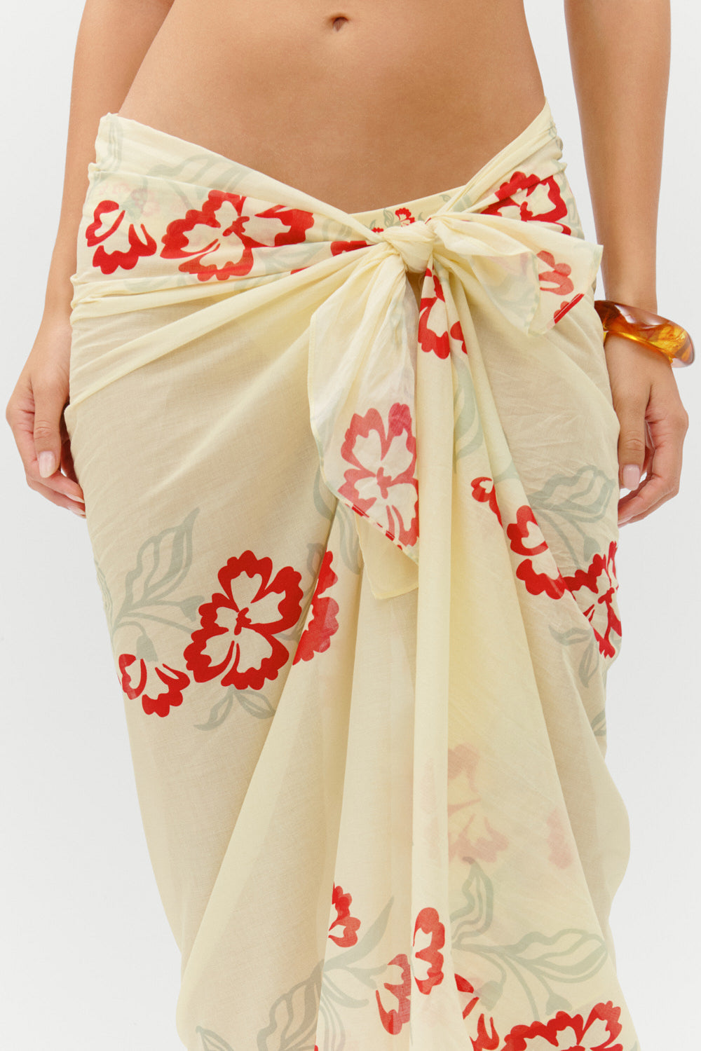 Alessia Cotton Sarong - Hibiscus Beach