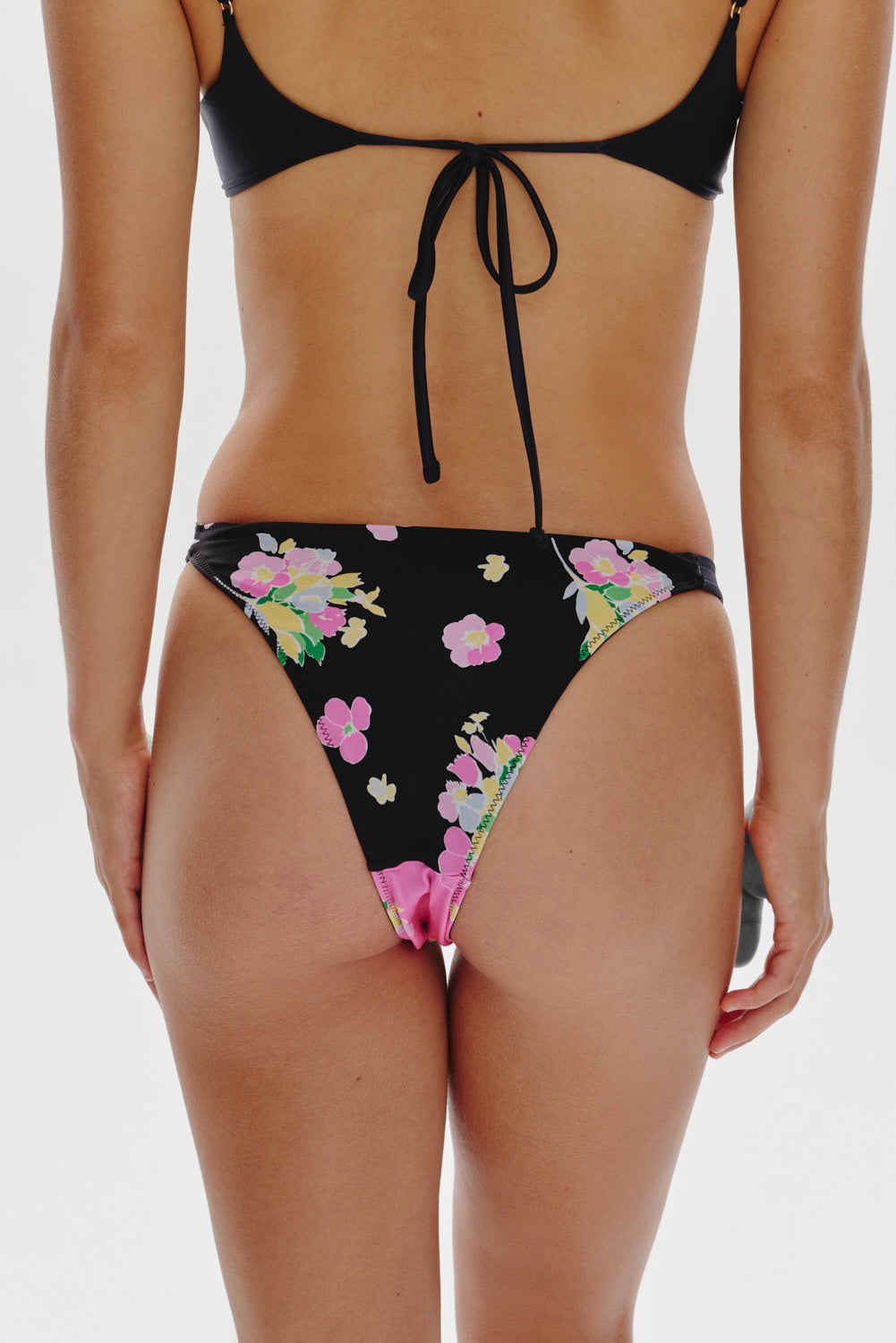 Amore Cheeky Bikini Bottom - Midnight Blossom