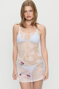 Apollo Crochet Mini Dress - Tanlines