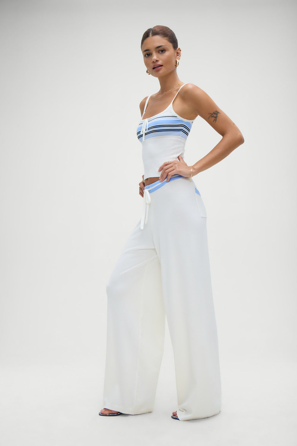 Barrymore Knit Pants - Hampton Stripe